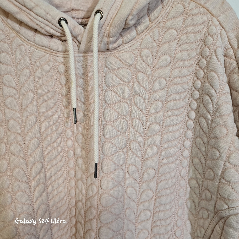 FP Movement by Free People Quilted Pullover Hoodie in Light Pink - Picture 4 of 6